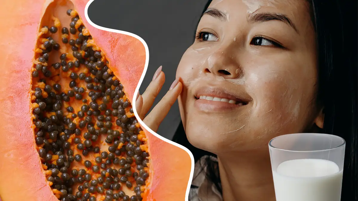 Receita de Máscara Facial de Mamão e Leite: Pele Tonificada e Rejuvenescida